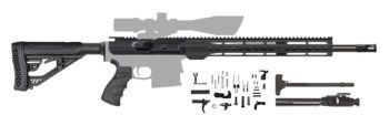 AR-10 Rifle Kit – 18″ / 308 WIN / 1:10 / 15″ Keymod Handguard / BCG / Charging Handle / Buttstock Kit / Ergo Grip / Lower Parts Kit / 205185