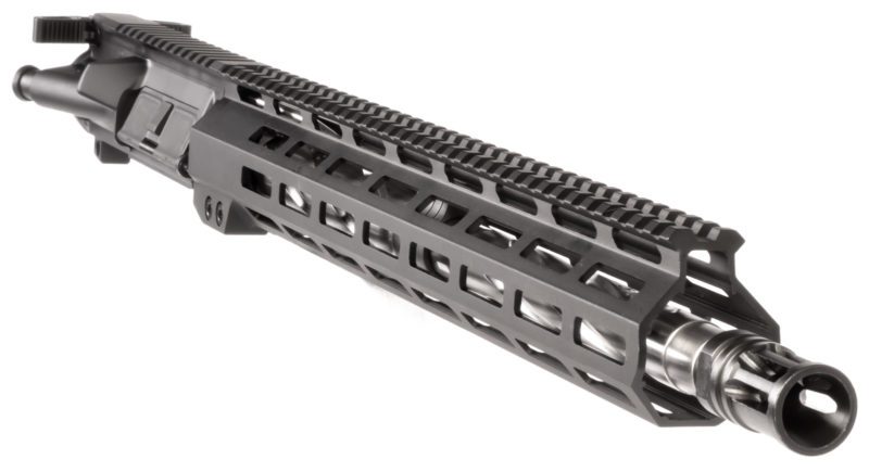 ar15 complete upper assembly 16 inches spiral fluted keymod rail 160004 2