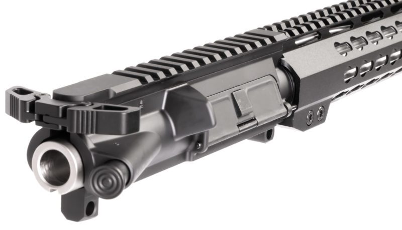 ar15 complete upper assembly 16 inches straight fluted keymod rail 160005 3