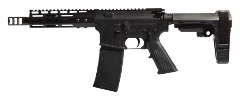 AR-15 7.5" Complete Pistol with Spikes Tactical Spider Lower & M-LOK Rail