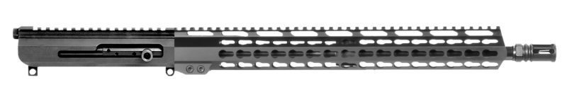 160 018 ar15 16 inch upper assembly 556 caliber 15 inch keymod handguard side charge