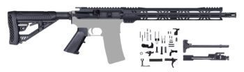 5.56 NATO CHS-2 PATROL AR-15 Rifle Kit - 16 INCH BARREL / 15 INCH M-LOK Handguard / BCG / CHH / LPK / A-205-140