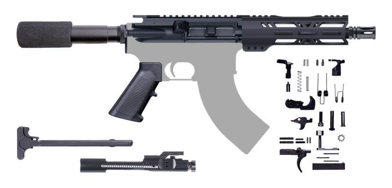 ar15 75 inch pistol kit 762 7 inch m lok a 205 731