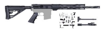 223 WYLDE AR-15 Rifle Kit - 16 INCH BARREL / 1:8 TWIST / Stainless Bear Claw / 12 INCH M-LOK Rail / BCG / CHH / LPK / A-205-342