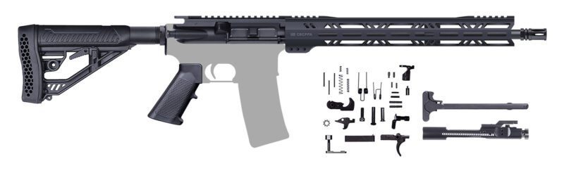 ar15 rifle kit 16 inch 556 nato mid length cbc mlok 205173