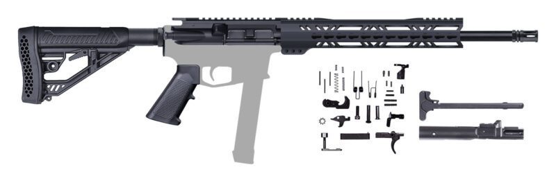 ar15 rifle kit 16 inch 9mm carbine keymod 205190