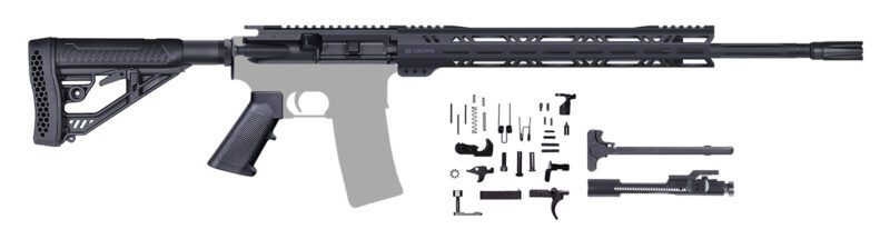 ar15 rifle kit 20 inch straight flute 223 wylde afterburner cbc mlok 205225