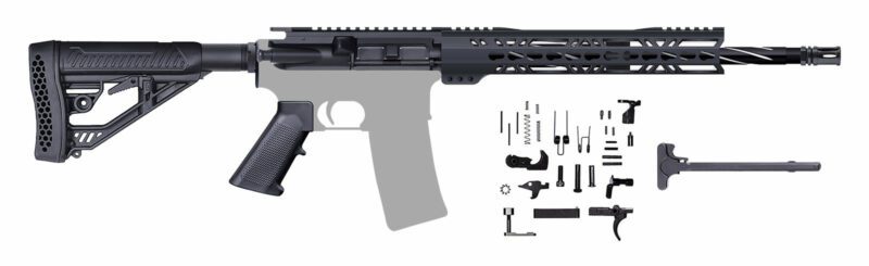 ar15 rifle kit 16 inch 223 wylde bear claw 12 inch keymod 305340