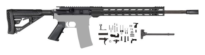 ar15 rifle kit 20 inch straight flute 223 wylde afterburner keymod 305224