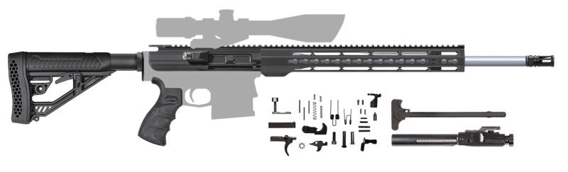 ar10 rifle kit 20 inch 308 win stainless steel keymod 205186