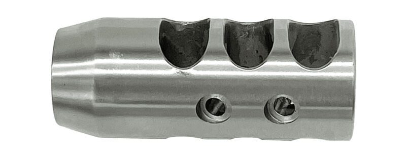 ar15 compensator stainless steel muzzle brake image 2 220 925 1