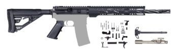 AR-15 Rifle Kit - 16" / .223 WYLDE / 1:8 / Stainless Steel / Bull Barrel / 12" Keymod Handguard / Nickel Boron BCG / Ambi Charging Handle / Buttstock Kit / Lower Parts Kit 205-960