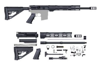 Unassembled AR-15 Rifle Kit - 16 INCHES / 5.56 / 12 INCH M-LOK / TANKER BRAKE - A-U-205-104